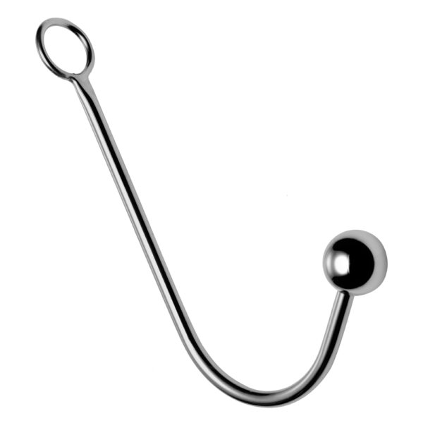 848518000422 2 Master Series Hooked Stainless Steel Anal Hook