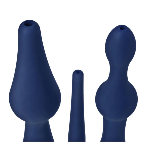 848518009401 3 Universal 3 Piece Silicone Enema Attachment Set