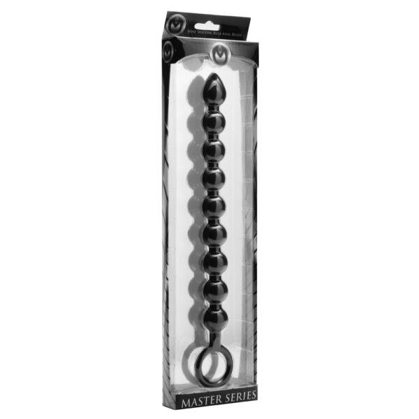 848518009739 Masters Series Pathicus Nine Bulb Silicone Anal Wand