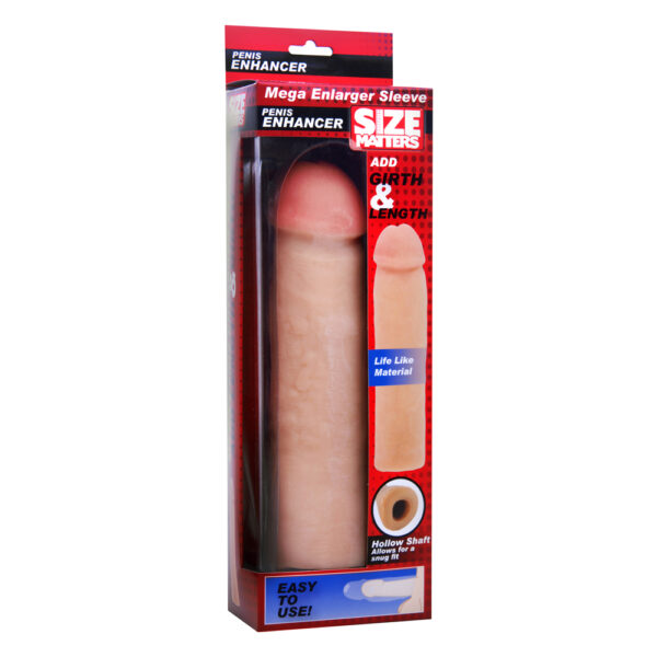 848518009883 Size Matters Mega Enlarger Sleeve Penis Enhancer