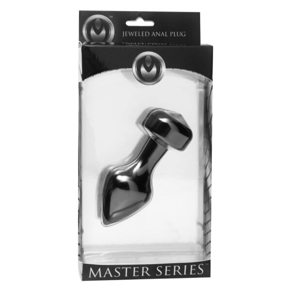 848518012098 Master Series Spade Petite Jewel Aluminum Anal Plug