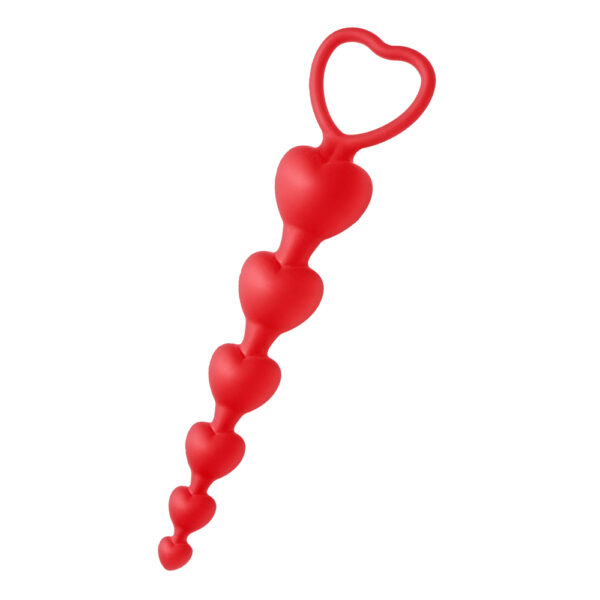 848518016867 2 Frisky Sweet Heart Silicone Anal Beads