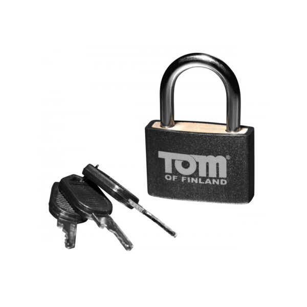 848518018090 2 Tom Of Finland Metal Lock With 3 Keys