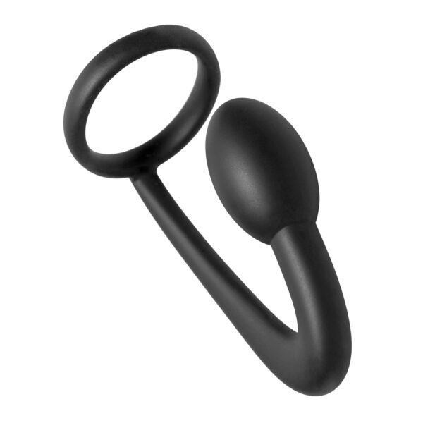 848518018878 3 Prostatic Play Explorer Silicone Cock Ring & Prostate Plug No.1