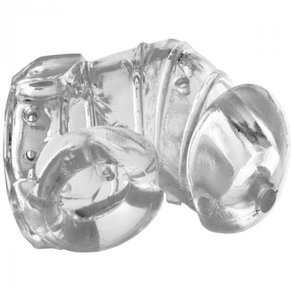 848518024459 2 Master Series Detained 2.0 Restrictive Chastity Cage W/ Nubs
