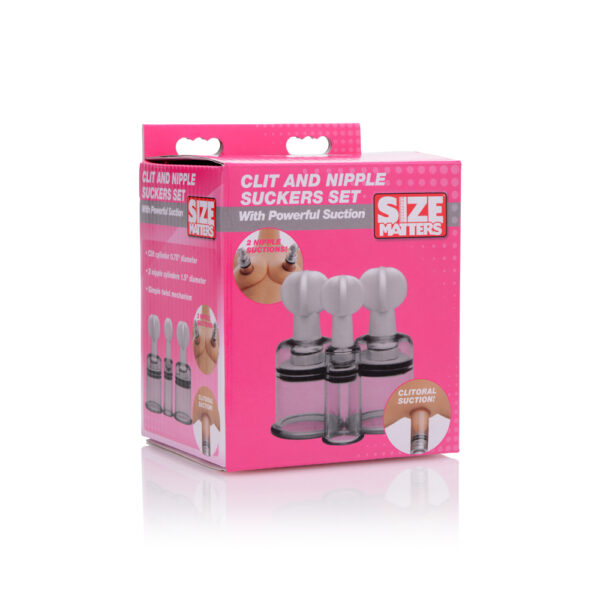 848518026132 Size Matters Clit And Nipple Suckers Set