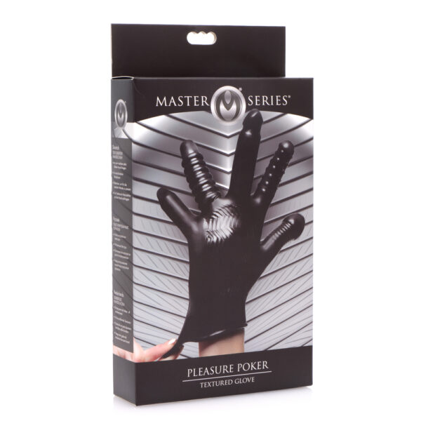 848518029362 Master Series Pleasure Poker Textured Glove