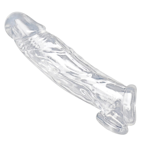 848518030511 2 Size Matters Realistic Clear Penis Enhancer + Ball Stretcher