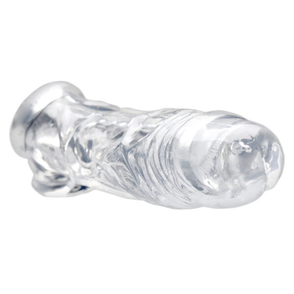 848518030511 3 Size Matters Realistic Clear Penis Enhancer + Ball Stretcher