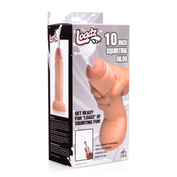 848518030672 Loadz Dual Density Squirt Cock 10"