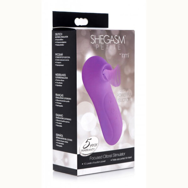 848518032904 Inmi Shegasm Petite Silicone Focused Clitoral Stimulator