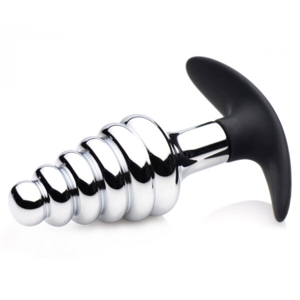 848518033635 2 Master Series Dark Hive Metal & Silicone Anal Plug