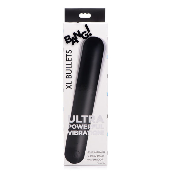 848518034465 3 Bang! XL Bullet Vibrator Black