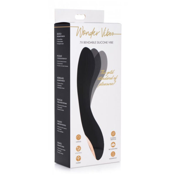 848518034885 Wonder Vibes 7X Bendable Silicone Vibe