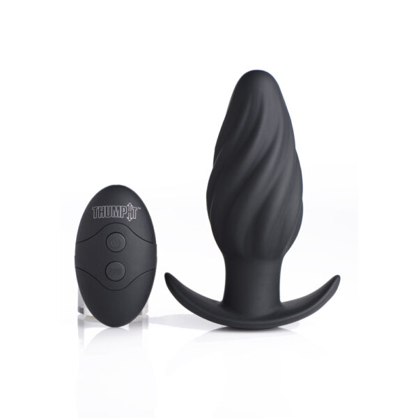 848518034991 2 Thump-It 7X Swirled Thumping Anal Plug