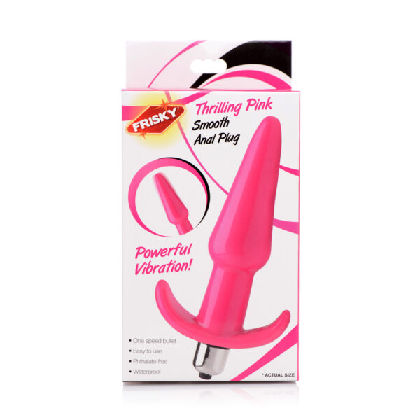 848518035103 3 Frisky Thrilling Pink Smooth Anal Plug