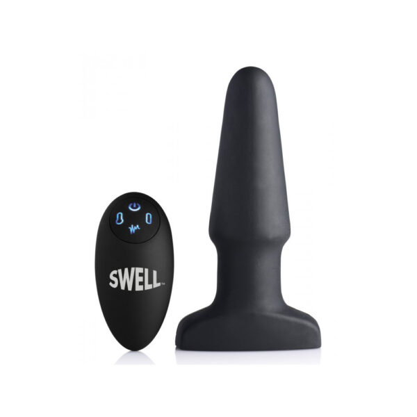 848518035240 2 Swell Worlds First Remote Control Inflatable 10X Vibrating Silicone Anal Plug