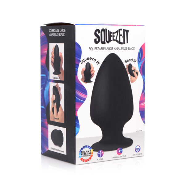 848518035486 Squeeze-It Squeezable Silicone Anal Plug Large