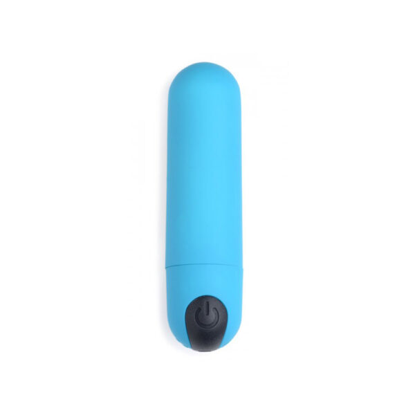 848518036414 2 Bang! Vibrating Bullet W/ Remote Control Blue