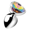 Booty Sparks Rainbow Prism Heart Anal Plug Small - Image 2