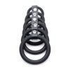 Strict 6 Ring Silicone Chastity Device - Image 2
