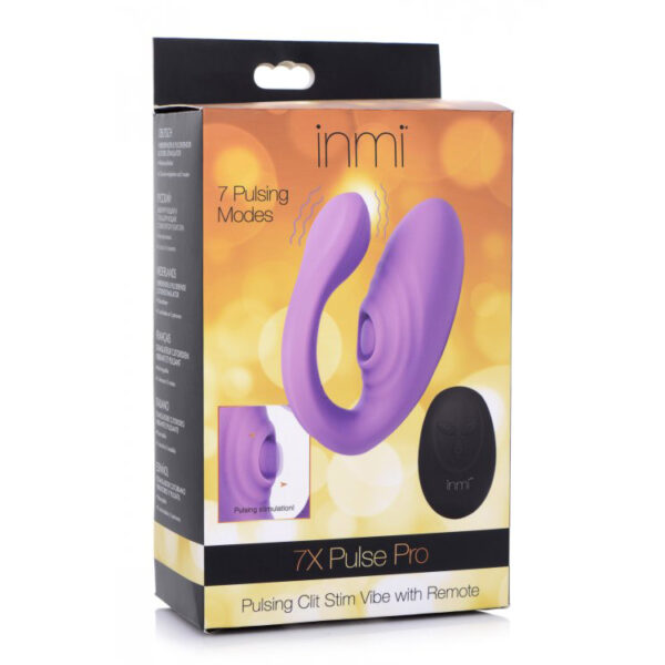 848518041364 Inmi 7X Pulse Pro Pulsing Clit Stim Vibe With Remote