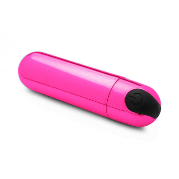 848518042538 2 Bang! 10X Rechargeable Vibrating Metallic Bullet Pink