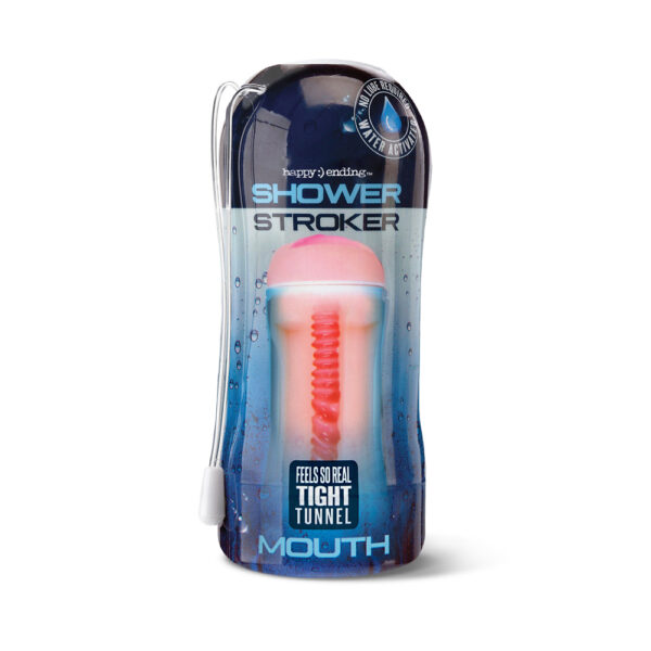 850010096018 Happy :) Ending Shower Stroker Self Lubricating Mouth