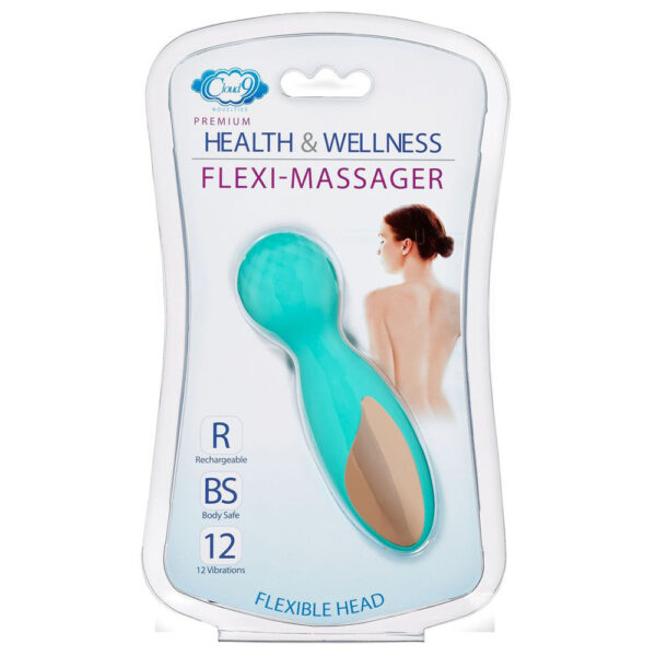 850013016020 Cloud 9 Health & Wellness Flexi-Rechargeable Wand Teal