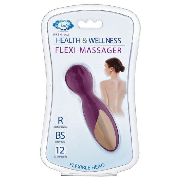 850013016037 Cloud 9 Health & Wellness Flexi-Rechargeable Wand Plum