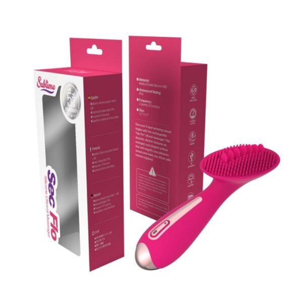 850017269101 Sublime Sec Flo Silicone Clitoral Massager Pink