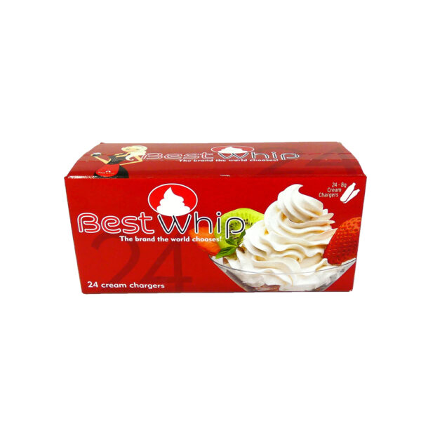 850296000990 Best Whip Cream Chargers 24Pk