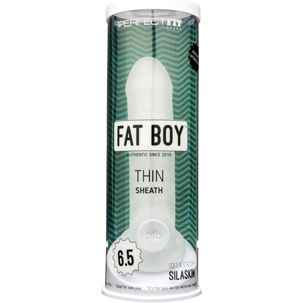 851127008154 Fat Boy Thin 6.5" Clear