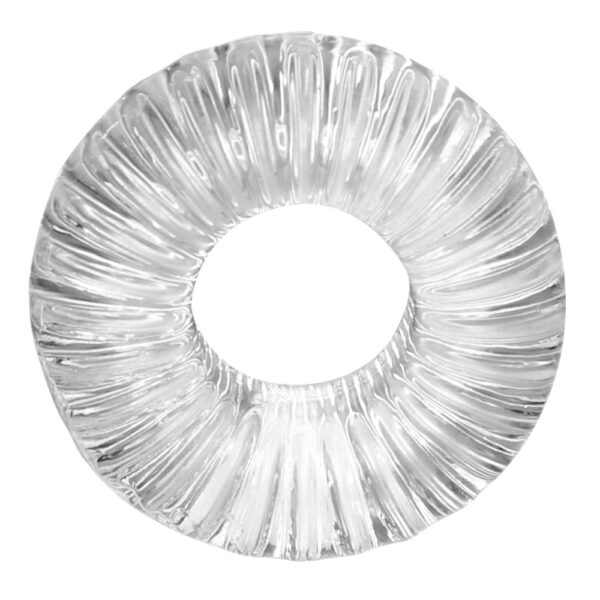 852184004394 Ribbed Ring - Clear