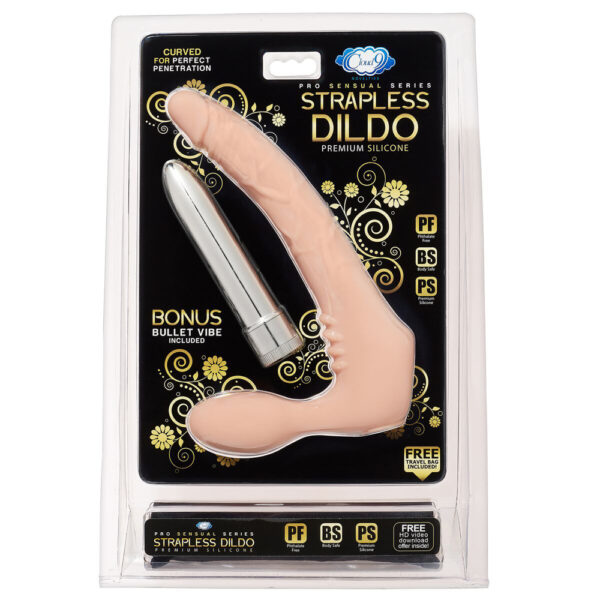 853545008006 Cloud 9 Premium Strapless Dildo Kit Flesh