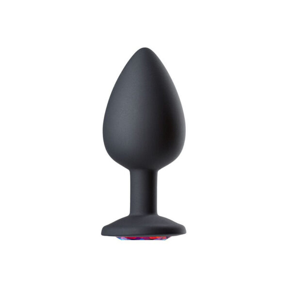 853545008075 2 Cloud 9 Gems Black Silicone Anal Plug Large