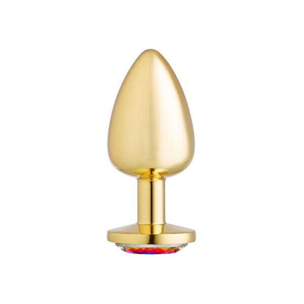 853545008082 2 Cloud 9 Gems Gold Anal Plug Large