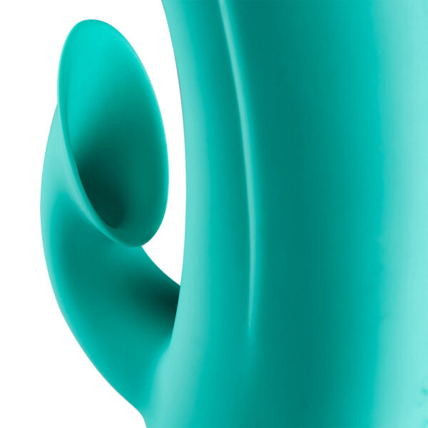 853545008341 3 Air Touch 2 Dual Function Clitoral Teal colored Suction Vibrator Teal
