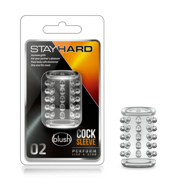 853858007079 Stay Hard Cock Sleeve 02 Clear