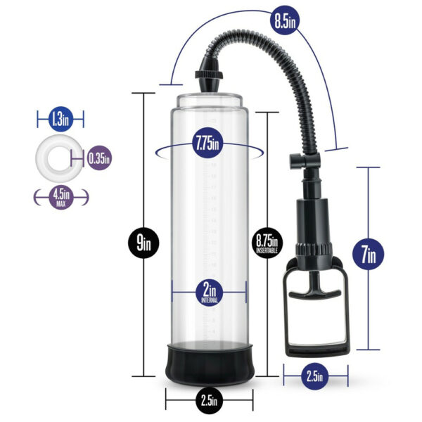 853858007154 3 Performance VX3 Male Enhancement Pump System Clear