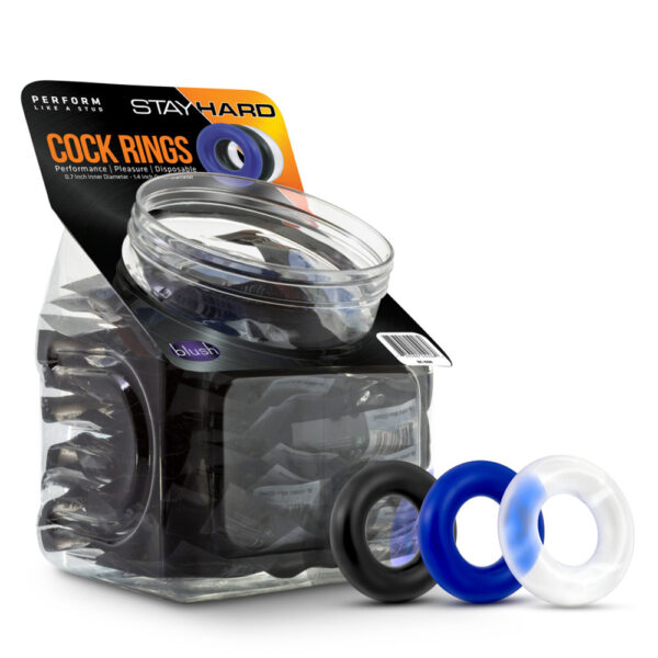 853858007451 Stay Hard Donut Rings 50Ct Display Assorted