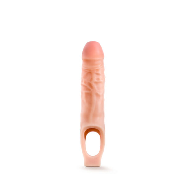 853858007925 2 Performance 9" Cock Sheath Penis Extender Vanilla