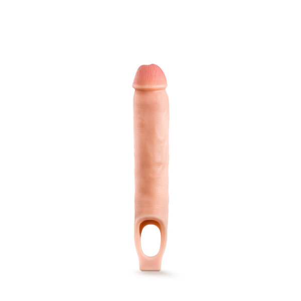 853858007949 2 Performance Plus 11.5" Silicone Cock Sheath Penis Extender Vanilla