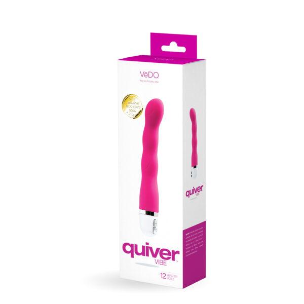 854306004411 Quiver Mini Vibe - Hot In Bed Pink