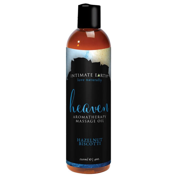 854397006202 Heaven Massage Oil Hazelnut Biscotti 120 ml.