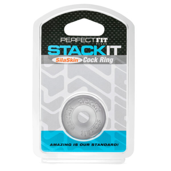 854854005731 Stackit Cock Ring Clear