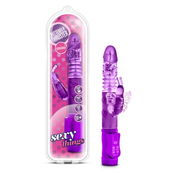 855215007784 Sexy Things Butterfly Thruster Mini Purple