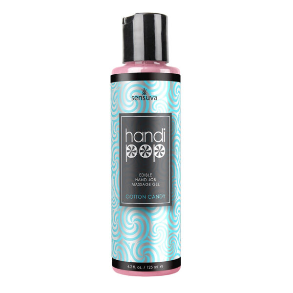 855559007358 Handipop Cotton Candy Hand Job Massage Gel 4.2 oz.