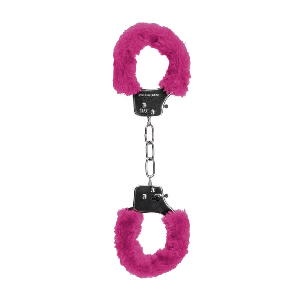 8714273074188 2 Ouch! Pleasure Handcuffs Furry Pink