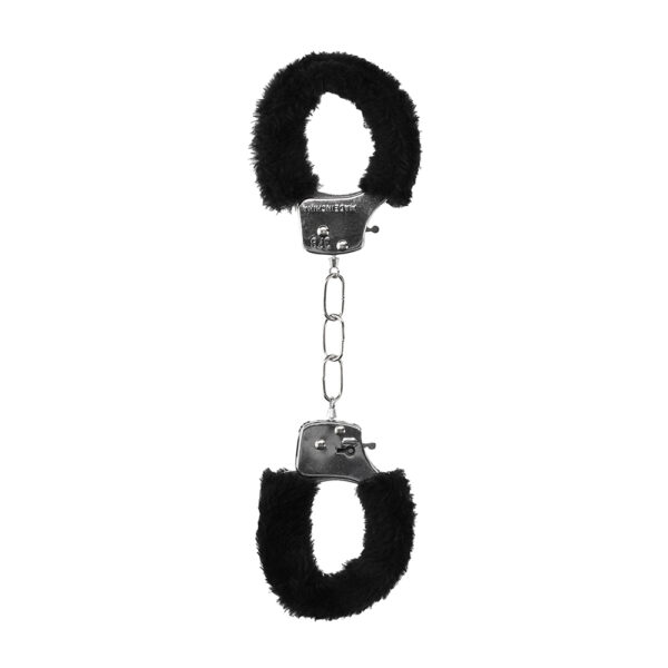 8714273074201 2 Ouch! Pleasure Handcuffs Furry Black